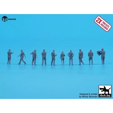 1/144 Airport ground staff (20 figures)