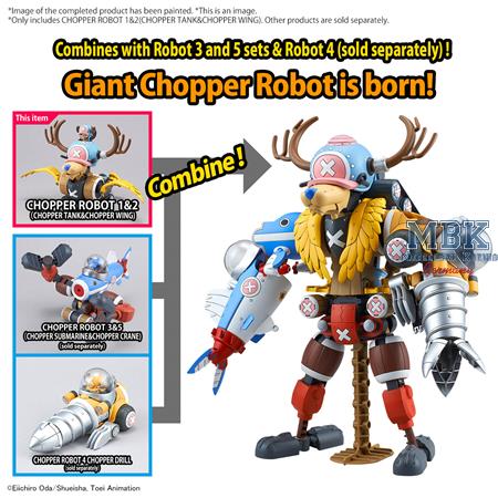 Chopper Robo 1 & 2 (Tank & Wing) (One Piece)