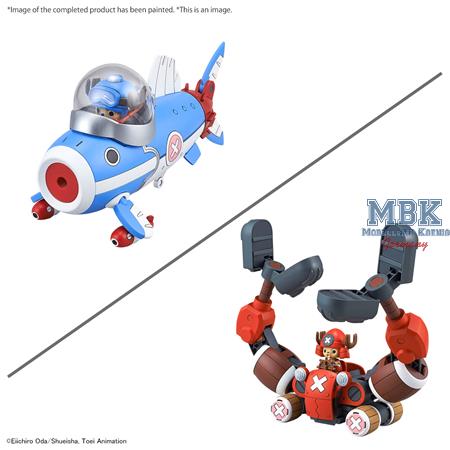 Chopper Robo 3 & 5 (Submarine & Crane) (One Piece)