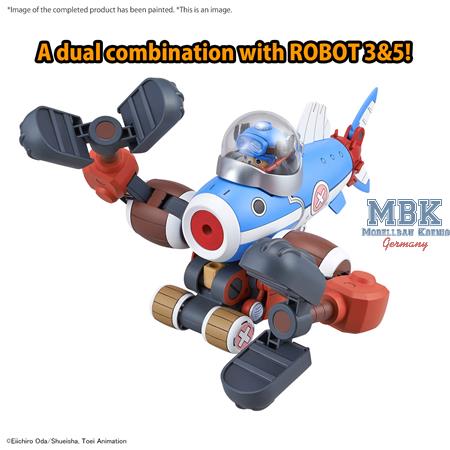 Chopper Robo 3 & 5 (Submarine & Crane) (One Piece)
