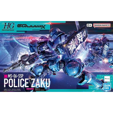 HG GQuuuuuuX MS-06-SSP Police Zaku 13 cm