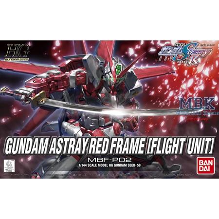 HG MBF-P02 Gundam Astray Red Frame (Flight) 14 cm