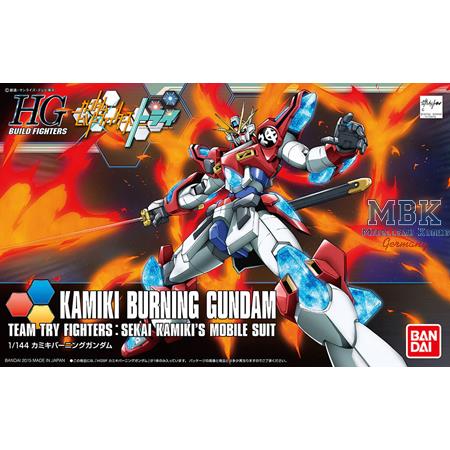 HG Kamiki Burning Gundam 14 cm