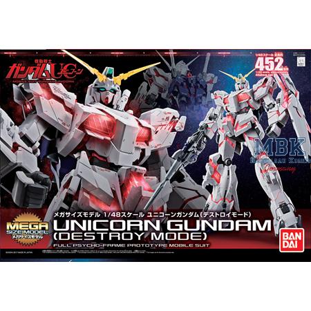 MEGA SIZE Unicorn Gundam (Destroy Mode) 45 cm