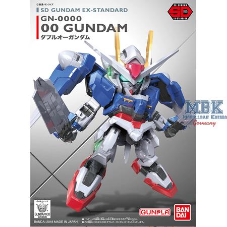 SD GN-0000 00 Gundam 8 cm
