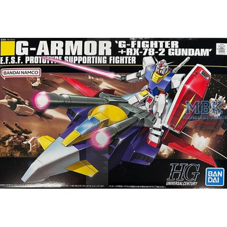 HG G-Armor G-Fighter + RX-78-2 Gundam 14 cm