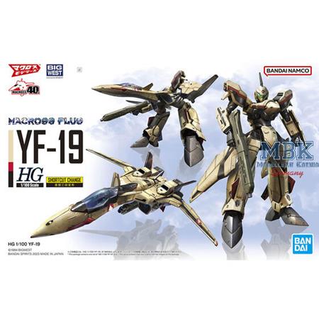 HG Macross Plus YF-19 21 cm