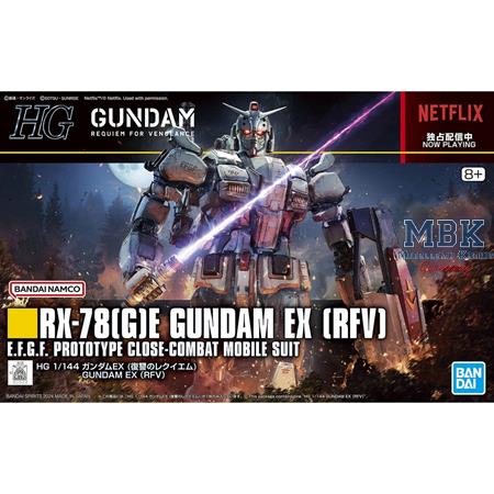HG RX-78(G)E Gundam EX (RFV) 14 cm