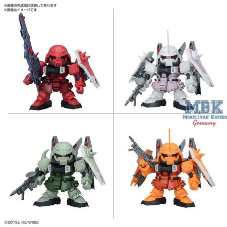 SD BB Senshi ZGMF Zaku Series Set 8 cm
