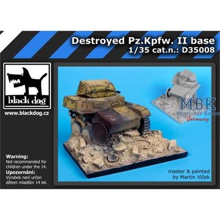 Destroyed Pz.Kpfw II base