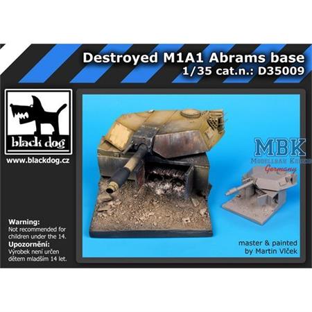 Destroyed M1A1 Abrams base