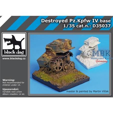 Destroyed  Pz Kpfw IV base