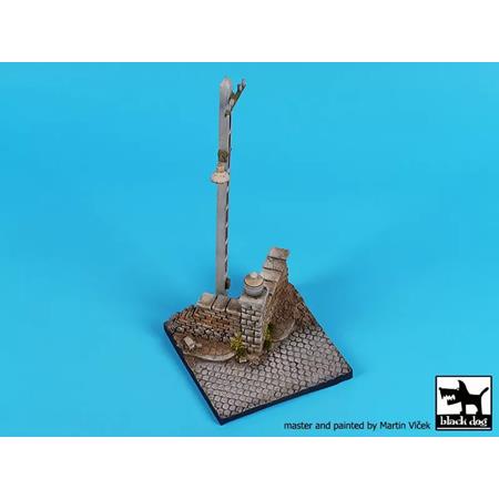 Base with telegraph pole 1:35