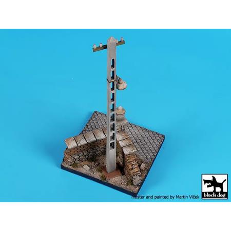 Base with telegraph pole 1:35