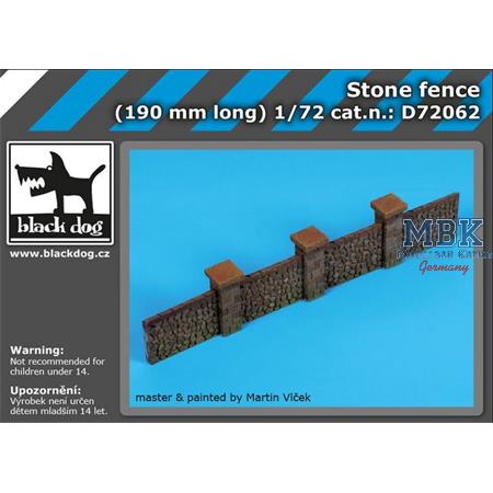 Stone fence  190mm   1/72