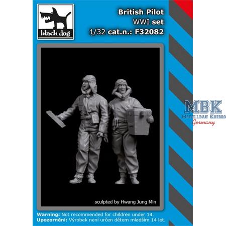 British pilot WWI set