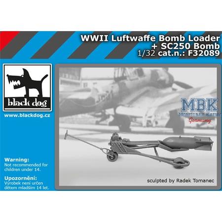 Luftwaffe Bomb loader + SC250 bomb