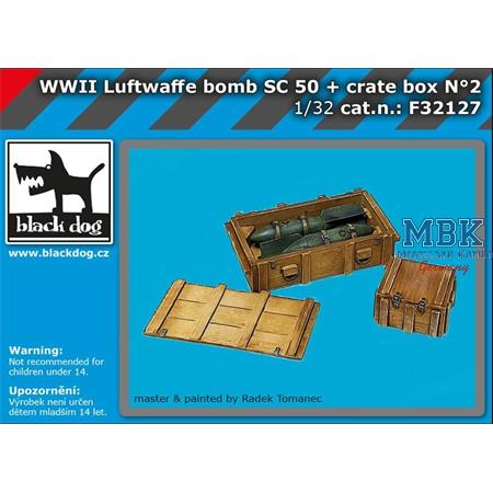 WW II Luftwaffe bomb Sc 50+crate box N°2