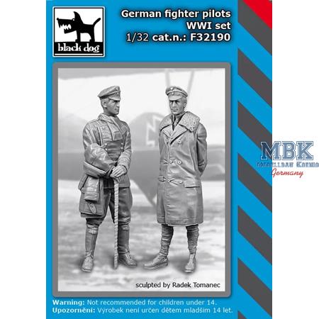 German fighter pilots WWI set - 1:32