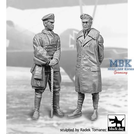 German fighter pilots WWI set - 1:32
