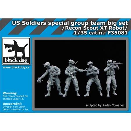 US soldiers special group team big set