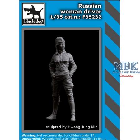 Russian Woman Driver /  Russische Soldatin