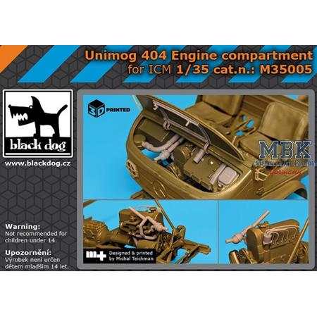 Unimog 404 Engine compartment (ICM / Revell / AK)