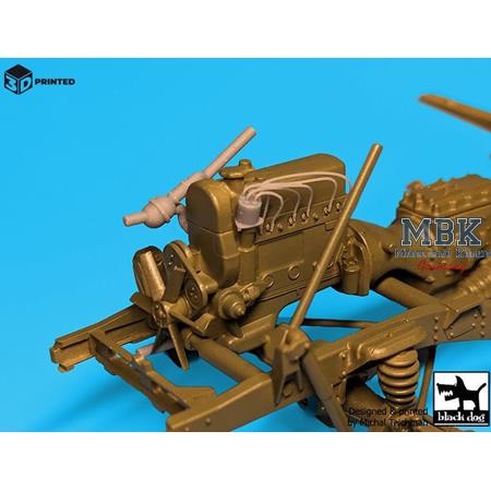 Unimog 404 Engine compartment (ICM / Revell / AK)