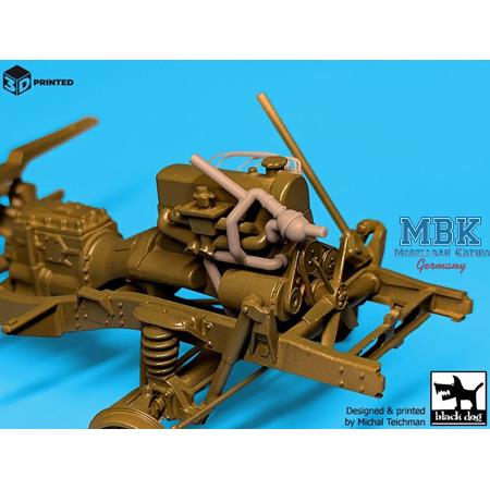 Unimog 404 Engine compartment (ICM / Revell / AK)