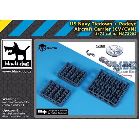 US NAVY tiedown + padaye CV / CVN