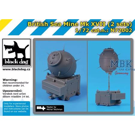 British sea mine Mk XVII  2x