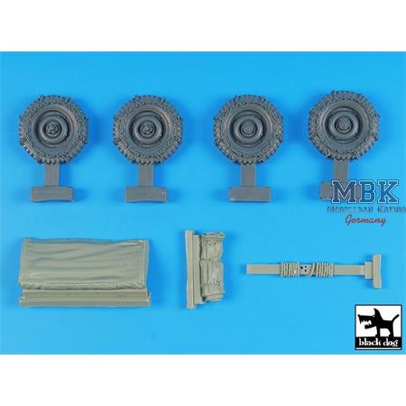 US Jeep front accessories set + chain wheel 1 / 16