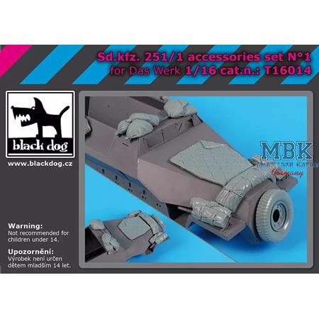 Sd.Kfz 251/1 accessories set N°1 - 1:16