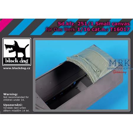 Sd.Kfz 251/1 small canvas - 1:16