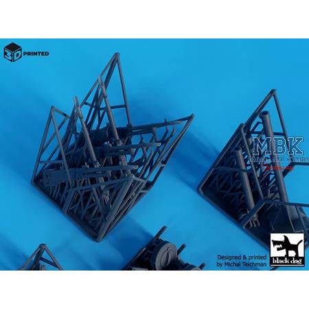 Vickers K for SAS Jeep (5 pcs) 1:16