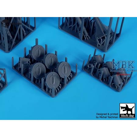 Vickers K for SAS Jeep (5 pcs) 1:16