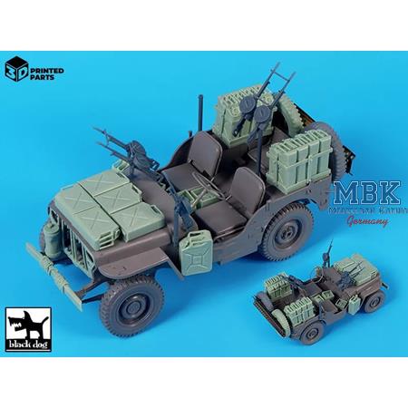 British SAS Jeep accessories set No.1 1:16