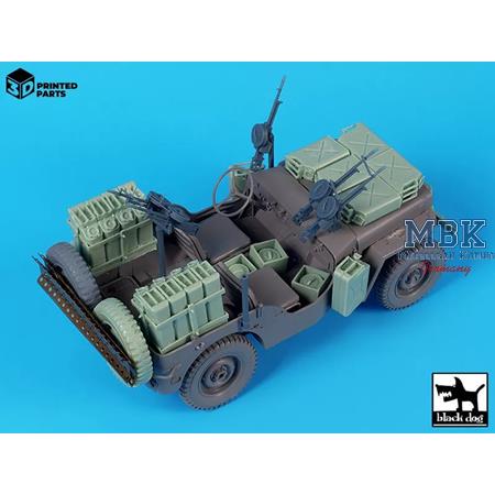 British SAS Jeep accessories set No.1 1:16