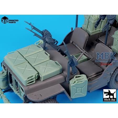British SAS Jeep accessories set No.1 1:16