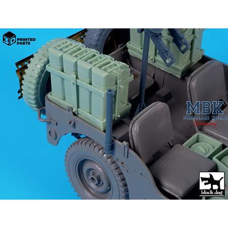 British SAS Jeep accessories set No.1 1:16