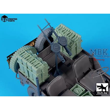 British SAS Jeep accessories set No.1 1:16