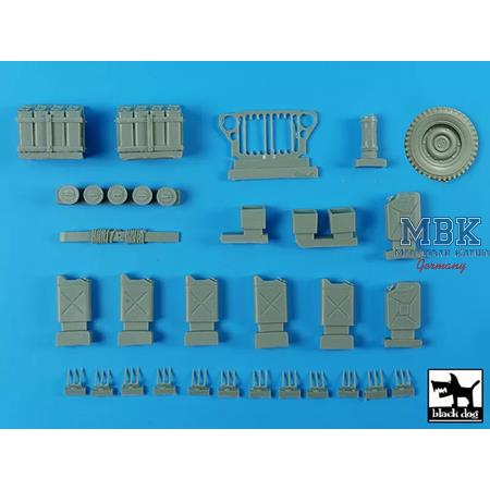 British SAS Jeep accessories set No.1 1:16