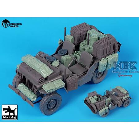British SAS Jeep accessories set No.2 1:16