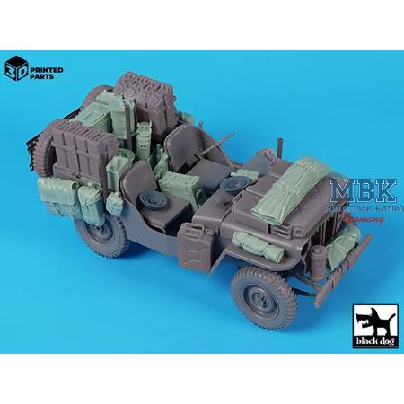 British SAS Jeep accessories set No.2 1:16