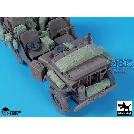 British SAS Jeep accessories set No.2 1:16