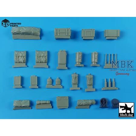 British SAS Jeep accessories set No.2 1:16