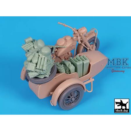 R 75 with sidecar accessories set - 1:16