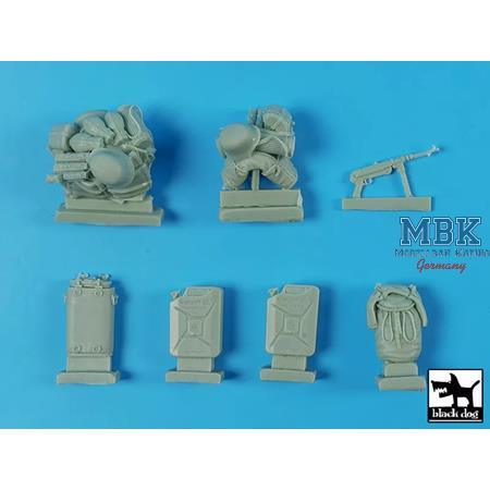 R 75 with sidecar accessories set - 1:16