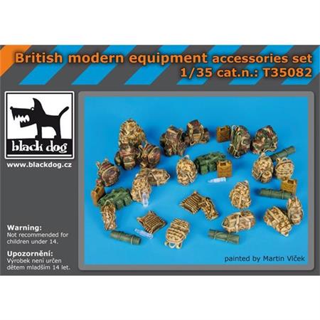 British modern equipment accessories set