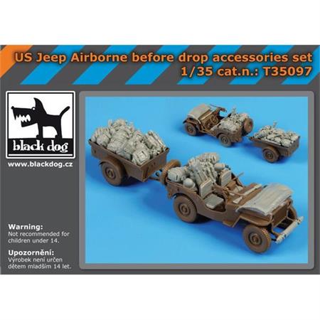 Us Jeep airborne before drop accessories set
